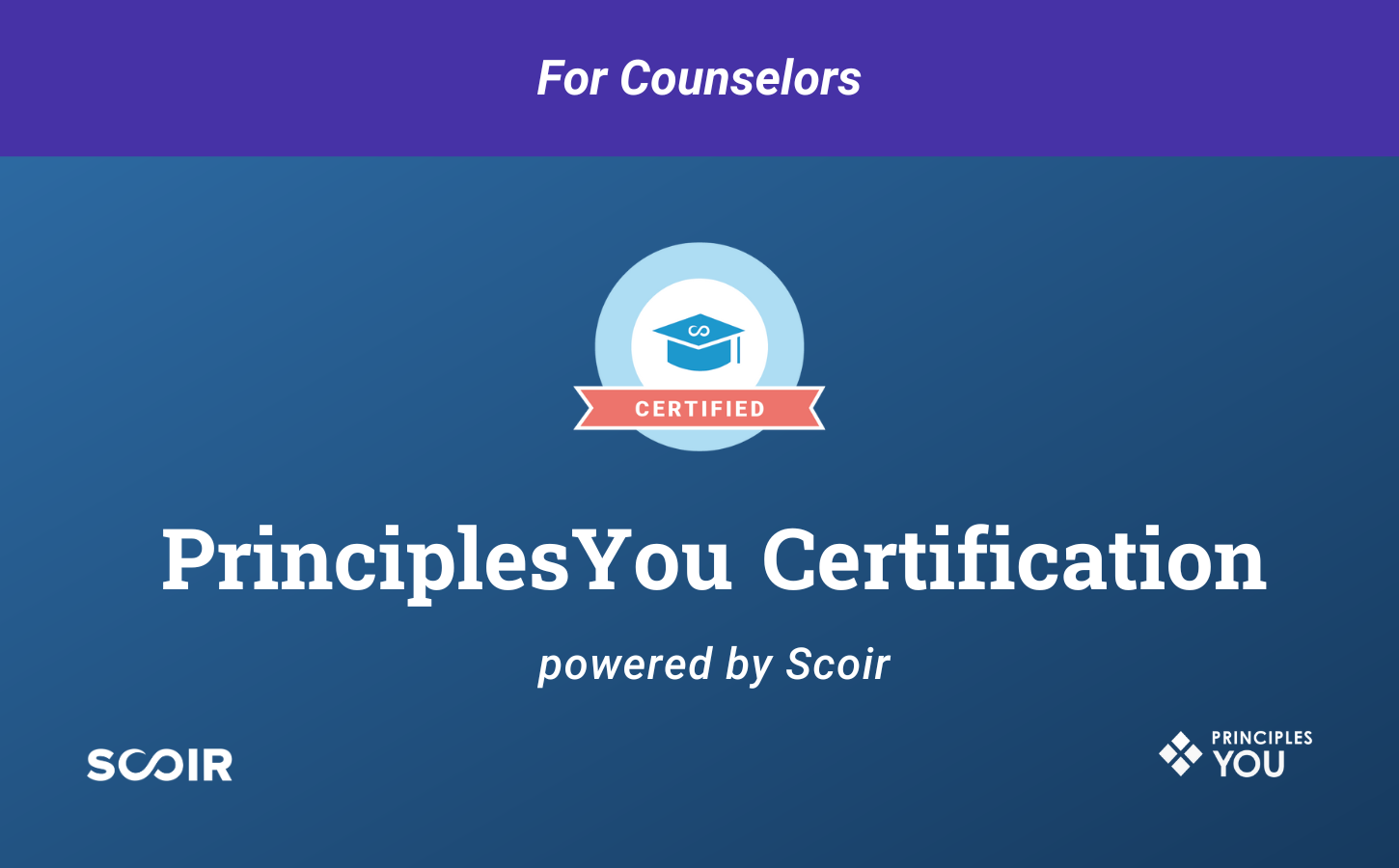 PrinciplesYou Certification, powered by Scoir cover card